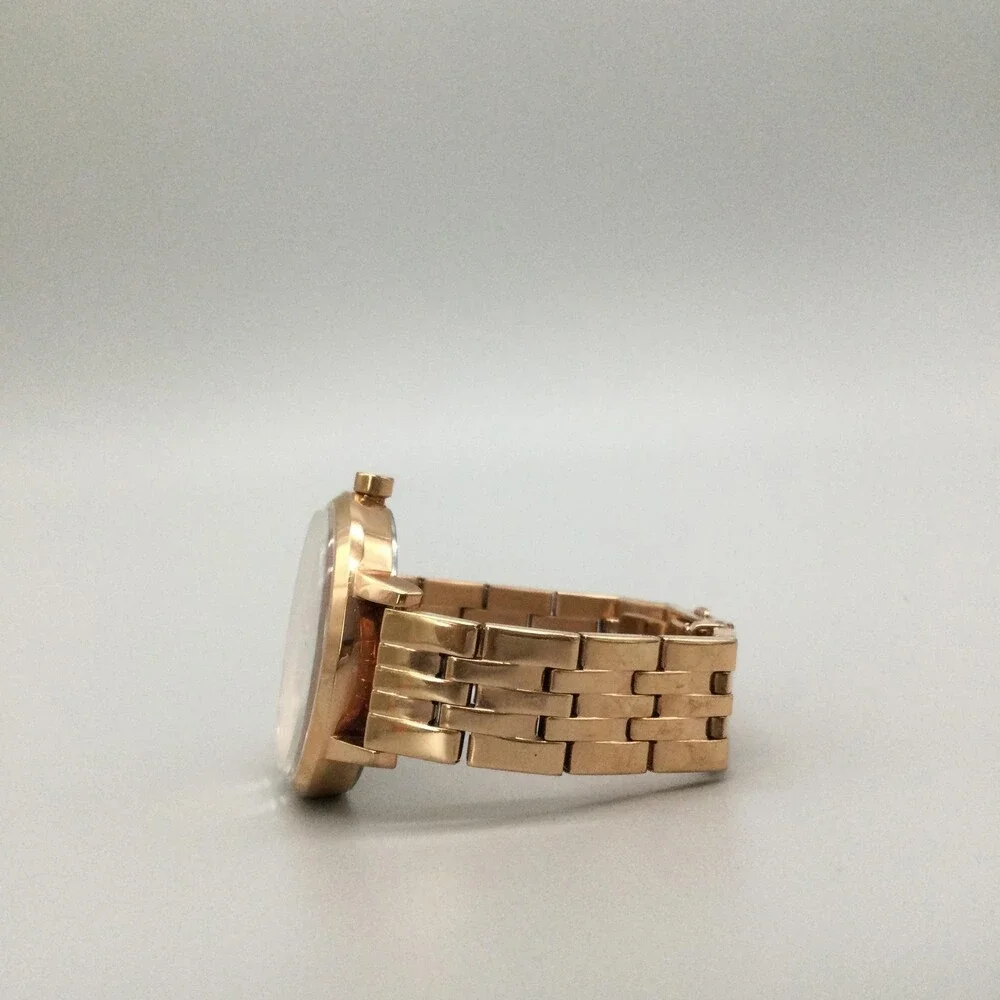 Armani Exchange AX5362 Womens Watch 38mm Rose Gold Tone Bracelet New Battery 6